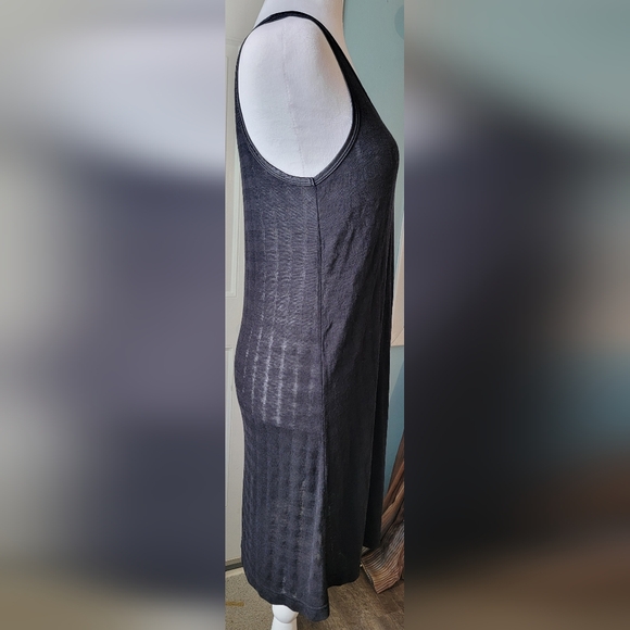 Marithe Francois Girbaud Vintage Mini Dress Womens S Black Semi Sheer Wool Blend - Picture 4 of 11